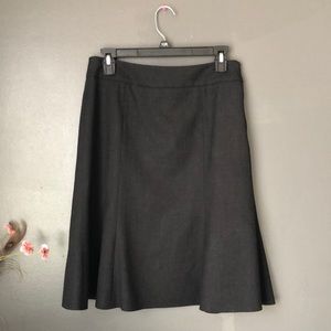 Armani Wool Midi Skirt Dark Gray Sz 8